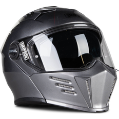 Simpson Darksome Solid, Klapphelm Grau