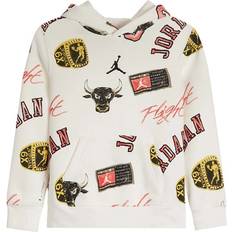 Children's Clothing Nike Kid's Jordan MJ Essentials Printed Hoodie - Sail (95C897-782)