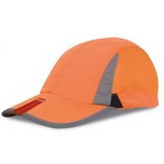 Orange - Sportswear Garment Accessories Spiro Unisex Panel Baseball Cap One size Orange/Black