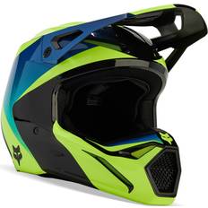 Fox V1 Streak Helmet Black/Yellow Casque