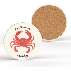 Happy Larry Beach Dont so Crabby Coaster