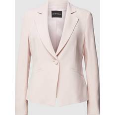 Mujer - Rosa Blazers Emporio Armani One Button Crepe Blazer - Pink