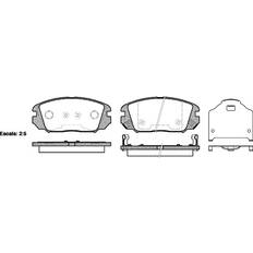 Remsa Bromsbelägg, skivbroms Hyundai Sonata, Grandeur