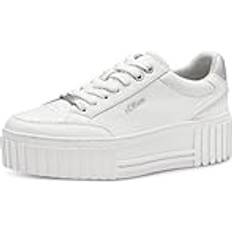 s.Oliver Snøresneakers til Kvinder - Hvid