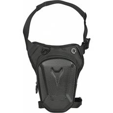Motorcycle Hard Shell Drop Leg Bag Waterproofing Pack - Black