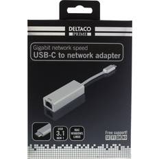 USB-C Verkkokortit Deltaco USBC-1077