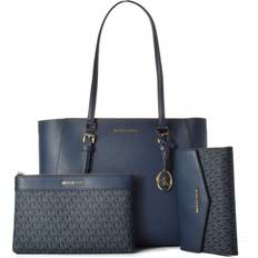 Michael Kors Women's Handbag CHARLOTTE Blue 34 x 27 x 11 cm