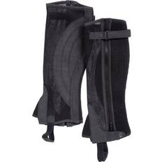 Suede Equestrian Tough Breatheable Half Chaps, Black