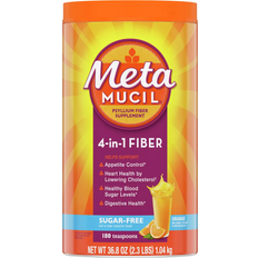 Supplements Metamucil Psyllium Fiber Supplement 4-in-1 Fiber for Digestive Health Orange