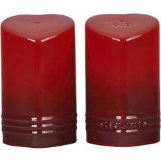 Le Creuset Hjärta Salt Peppar Set Cerise Pepparkvarn, Saltkvarn