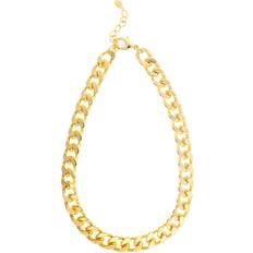 Curb Link Necklace - Gold