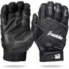 Baseball Franklin Sports MLB Batting Gloves 2nd Skinz Youth Batting Gloves Youth Baseball Batting Gloves Youth XS Black Batting Gloves Youth Extra Small