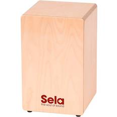 Sela SE 117 Primera Cajon für Einsteiger und Fortgeschrittene inkl. Snare System, 12 mm Birkenkorpus, spielfertig aufgebaut, Made in Germany