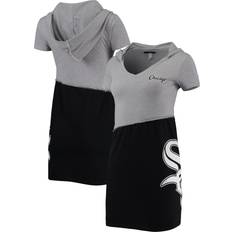 Refried Apparel Women's Heathered Gray, Black Chicago White Sox Hoodie Dress Heathered Gray, Black