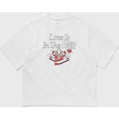 Nike Damen W NSW Tee Oc Boxy Vday, White/White/Adobe, FQ8870-100