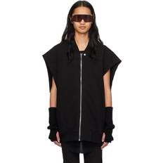 Rick Owens Rick Owens Drkshdw Mens Black Sleeveless Relaxed-fit Cotton-jersey Sweatshirt