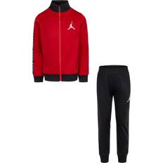 Jordan Little Boys Air Tricot Jacket and Pants, Piece Set Black, Gym Red