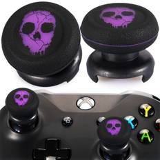 Playrealm FPS Thumbstick Extender Rubber Silicone Grip Cover 2 Xbox Series X/S & Xbox One ControllerGhost Purple