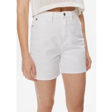 Tommy Hilfiger Wit Broeken & Shorts Tommy Hilfiger High Rise Fitted Straight Short - Denim