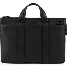 Briefcases Piquadro Petit Cartable Expansible Porte-Ordinateur - Noir