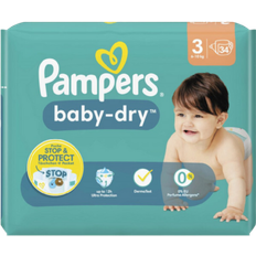 Pampers Aseo y Baño Pampers Baby Dry Size 3 6-10kg 34pcs