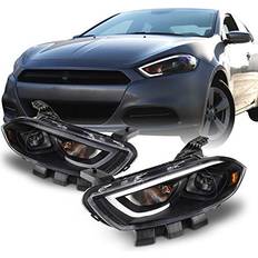 Dodge Vehicle Lights Akkon AKKON For 2013-2016 Dodge Dart Light Tube DRL