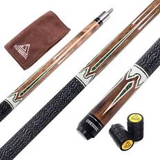 Table Sports Cuesoul CUESOUL 58 Inch 19oz 1/2 Maple Billiard Stick Pool Cue Set 11.5mm/13mm