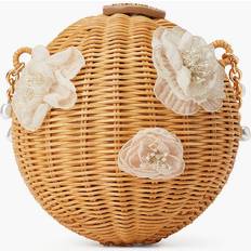 Kate Spade Natural Crossbody Bags Kate Spade Bridal Wicker Bouquet Lantern Crossbody, Natural