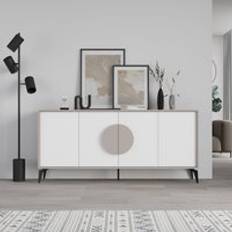 Decortie Gora Display Unit 180Cm Mocha Sideboard