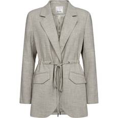 Co'Couture Dame Blazere Co'Couture WinnieCC Tie String Blazer STONE