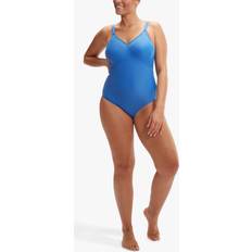 Speedo Shaping Banduae Swimsuit, Sevres Blue