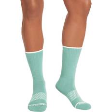 Green - Women Socks Bombas Merino Solid Calf Socks, Men's, Medium, Green