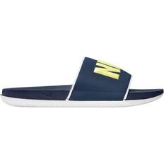 Nike Suede Slippers & Sandals Nike Men's OffCourt Slides, 10, Armory Navy/Laser Orange