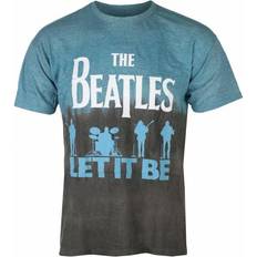 Vaatteet The Beatles Let It Be Split Dip Dye T-Shirt Blue