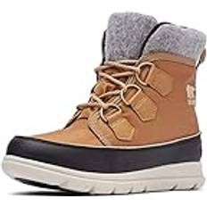 Sorel Explorer Carnival Waterproof wasserdichte Winterstiefel für Damen, Braun Elk