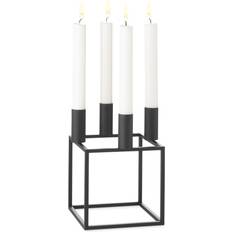 Brugskunst Audo Copenhagen Kubus 4 - Sort Lysestage 20cm