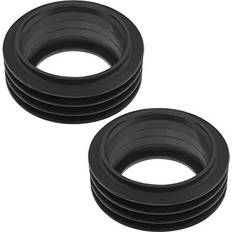 2PCS Flush Pipe Connector Rubber Sleeve Seal for 48-50mm Flush Pipe 58-60mm Drain Pipe Toilet Inlet Flush Valve Flush Pipe Tube Toilet Accessory