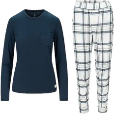 Tufte Women's Owl Pajamas Set - Mood Indigo