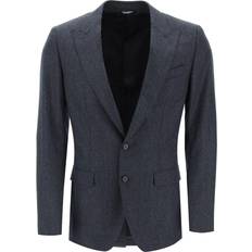 Dolce & Gabbana Blazers Dolce & Gabbana Single Breasted Flannel Blazer