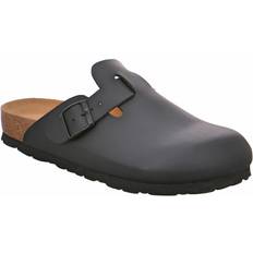 Rohde Alba Damen Pantolette Clogs Hausschuh 6077 Schwarz, Schuhgröße:36