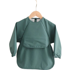 Shein Long Sleeve Pu Reversible Baby Bib