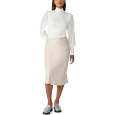 Sanctuary Everyday Midi Skirt in Cream. XL