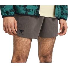 Brown Shorts Under Armour Men's Project Rock Camp Shorts Fresh Clay Black Brown