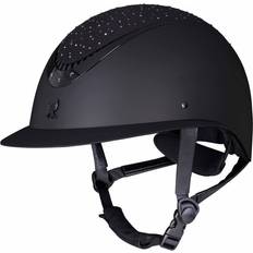 Riders Gear Shires Karben Viola Wide Peak Riding Hat Black 52-54cm