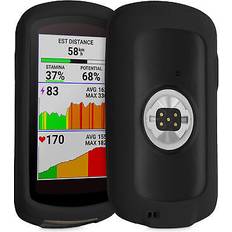 Kwmobile Hülle für garmin edge 1040 1040 solar gps fahrrad case bumper silikon Schwarz