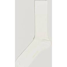 Cotton Rib Socks White