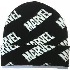 Marvel Repeat Print Beanie Black One