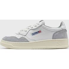 Autry Medalist Goat Leather Suede Sneakers - Suede White/Grey