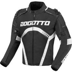 Bogotto Boomerang Waterproof Motorcycle Jacket - Black/White