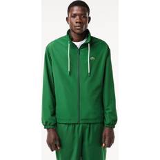 Lacoste Abbigliamento esterno Lacoste Short Water-resistant Sportsuit Jacket with Removable Hood Pine Green